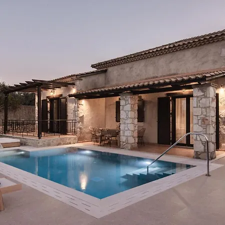 Viatzo Villas - Eclectic Villas With Heated Saltwater Pools Mouzákion Exterior photo