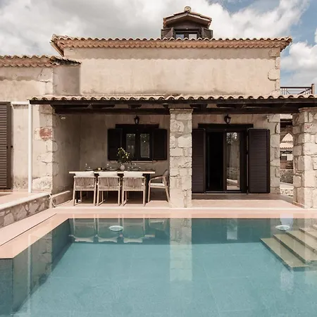 Viatzo Villas - Eclectic Villas With Heated Saltwater Pools Mouzákion Exterior photo